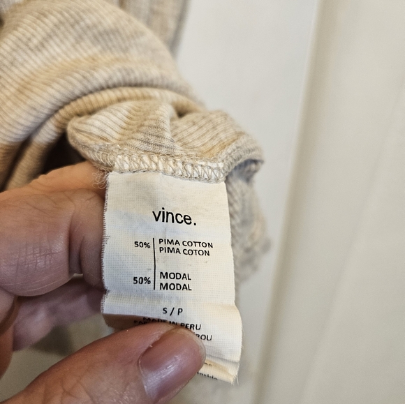 Vince cotton/modal tank top - Picture 3 of 5